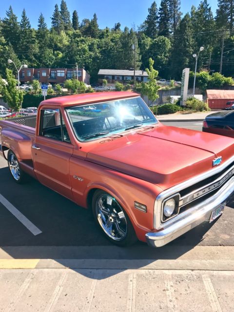 1970 Orange Chevrolet C-10 Crew Cab Pickup