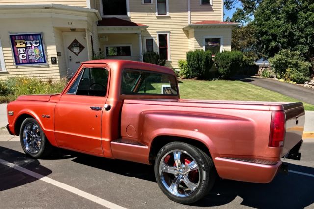 1970 Orange Chevrolet C-10 Crew Cab Pickup