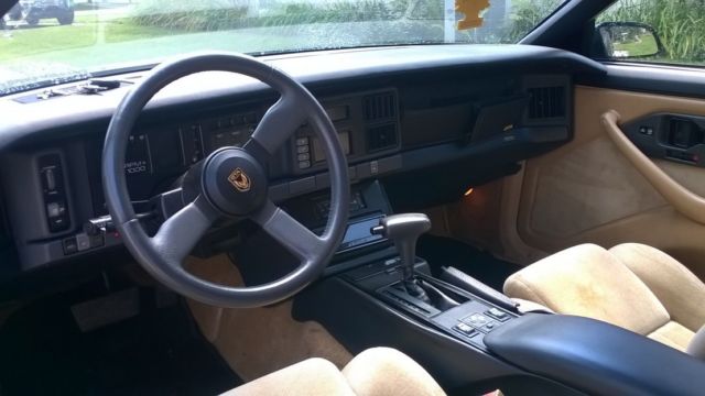 1987 Black Pontiac Trans Am