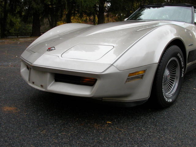 1982 SILVER BEIGE Chevrolet Corvette Coupe