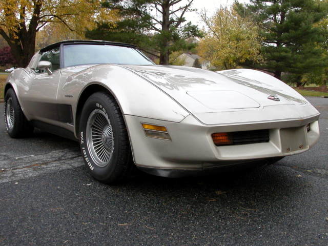 1982 SILVER BEIGE Chevrolet Corvette Coupe