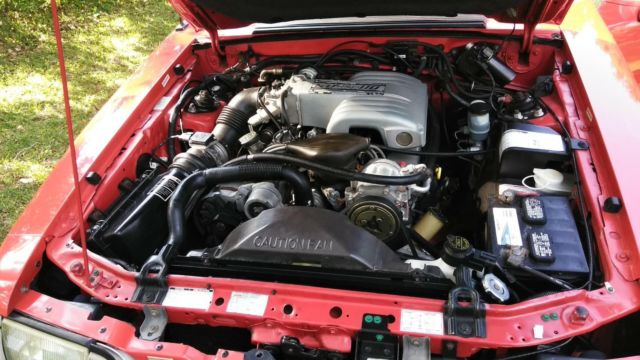 1992 Red Ford Mustang Convertible