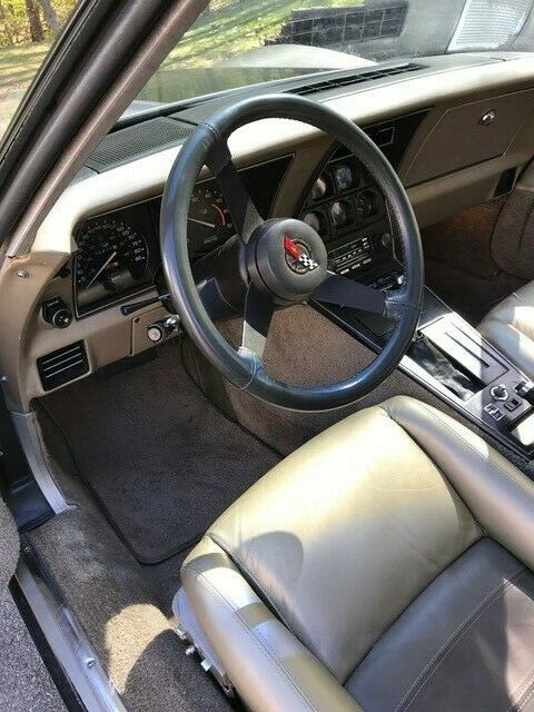 1982 Silver Beige Chevrolet Corvette Coupe