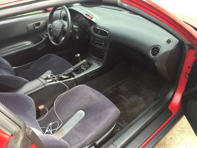 1993 Red Honda Del Sol Coupe