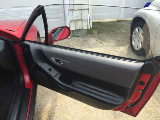 1993 Red Honda Del Sol Coupe