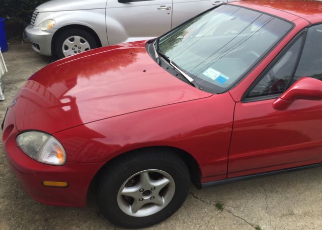 1993 Red Honda Del Sol Coupe
