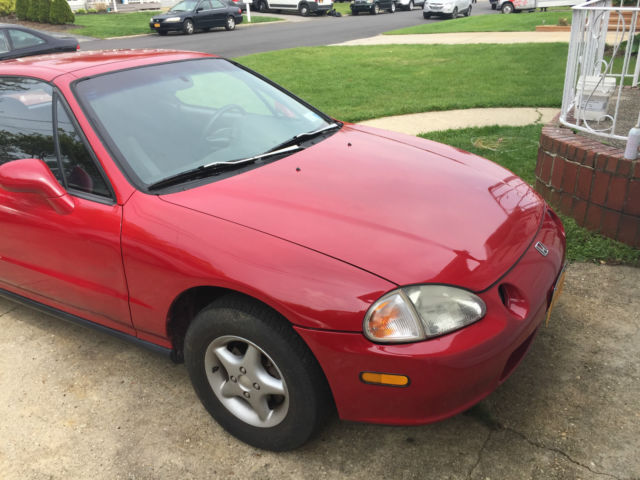 1993 Red Honda Del Sol Coupe