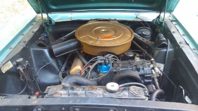 1965 Teal Ford Mustang Fastback