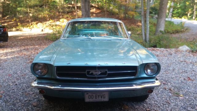 1965 Teal Ford Mustang Fastback