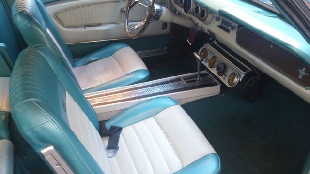 1965 Teal Ford Mustang Fastback