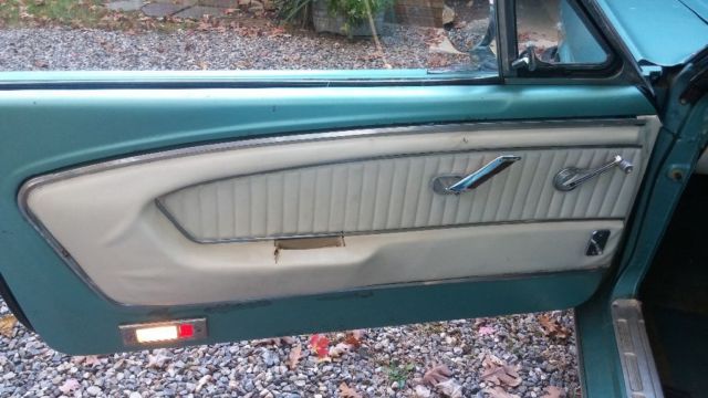 1965 Teal Ford Mustang Fastback