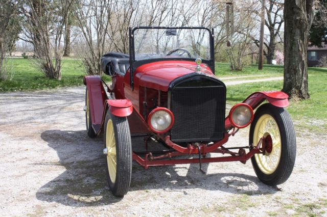 1926 Red Ford Model T Convertible