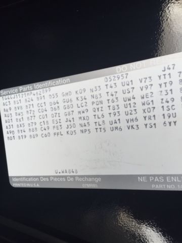 1987 Black Buick Grand National 2 dr "-T"- top model