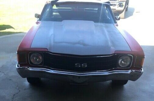 1972 mostly primer Chevrolet Chevelle 2 door Coupe
