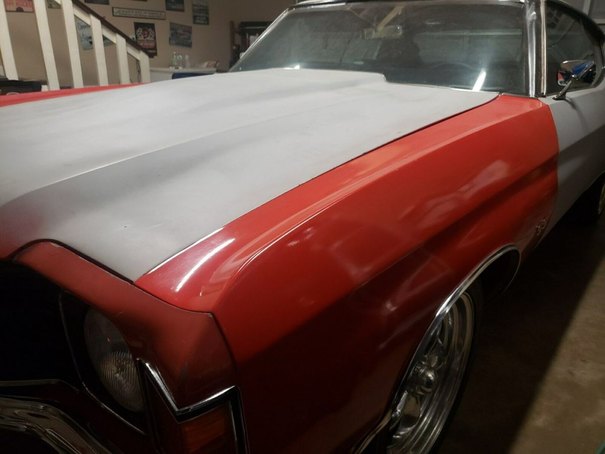 1972 mostly primer Chevrolet Chevelle 2 door Coupe