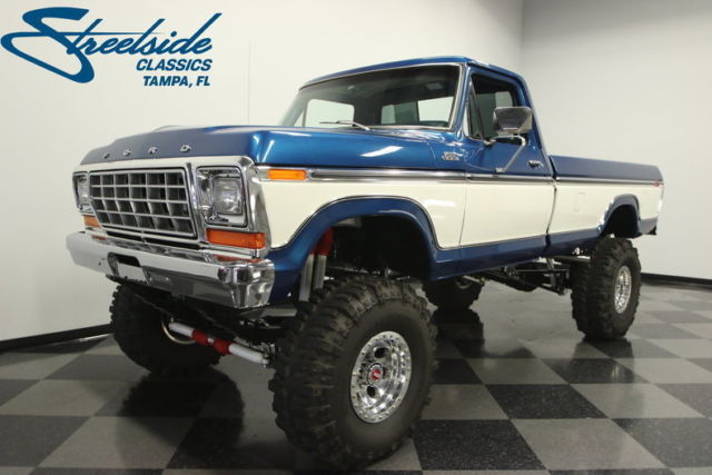 1978 Blue Ford F-250 Pickup (Truck)