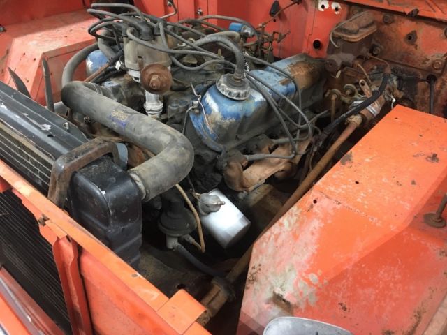 1971 Red Ford Bronco SUV