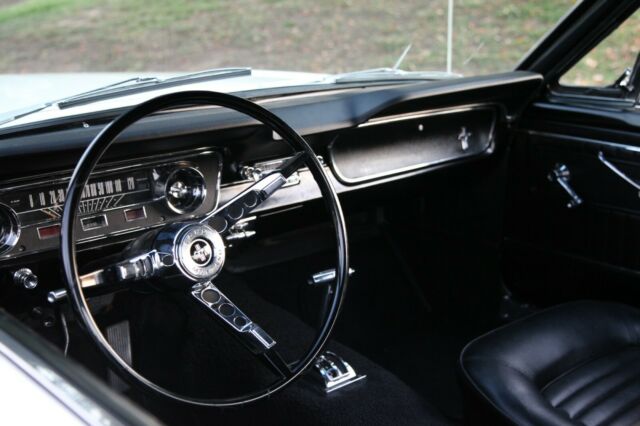 1965 White Ford Mustang Coupe