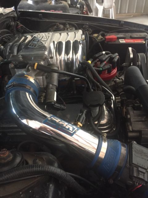 1989 Black Ford Mustang Convertible