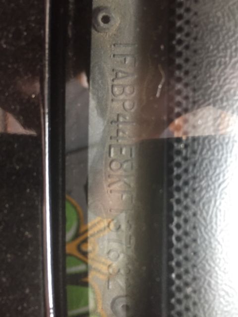 1989 Black Ford Mustang Convertible