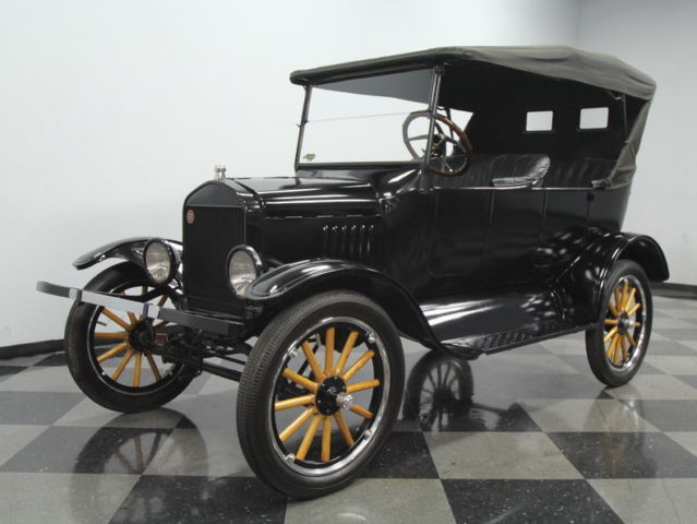 1924 Black Ford Model T Convertible