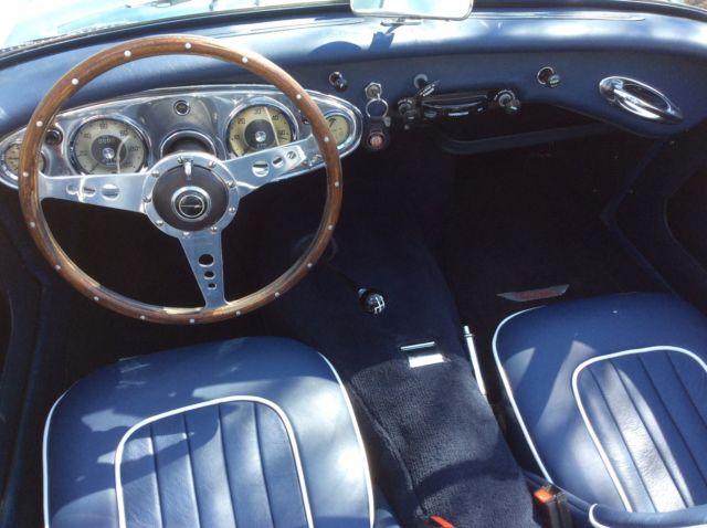 1961 Blue Austin Healey 3000 Convertible