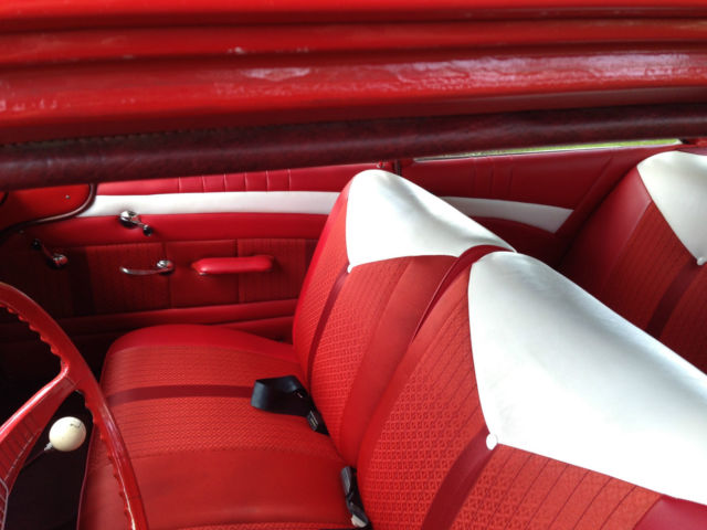 1960 Red Chevrolet Bel Air/150/210 2 Door Post