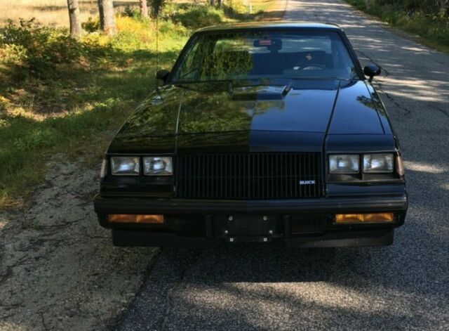 1987 Black Buick Grand National Coupe