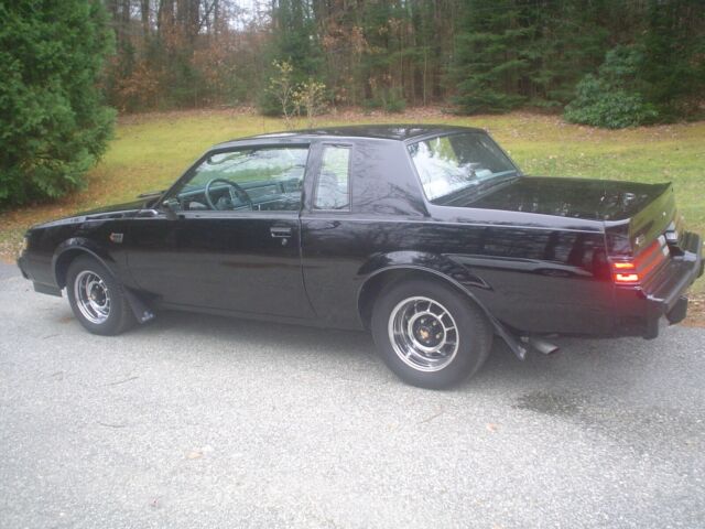 1987 Black Buick Grand National Coupe