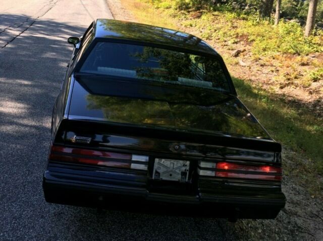 1987 Black Buick Grand National Coupe