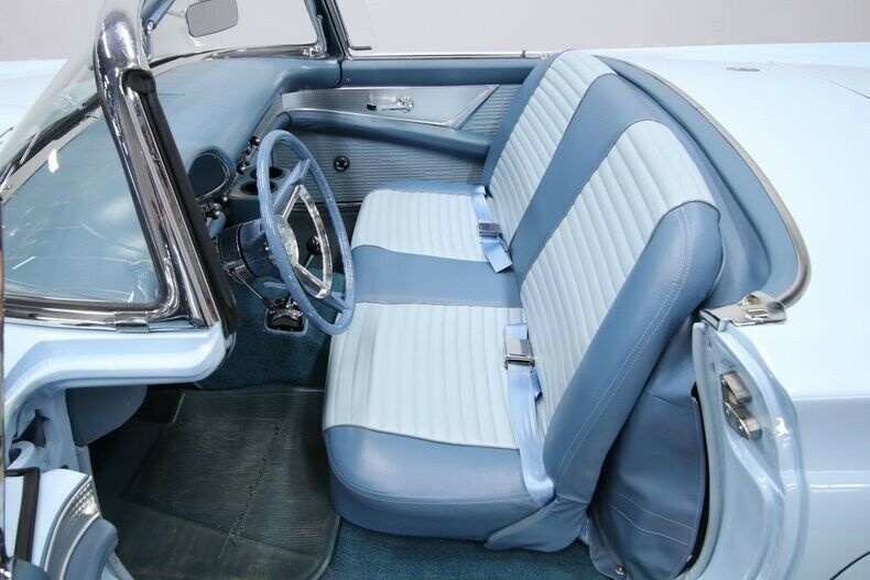 1957 Blue Ford Thunderbird Convertible