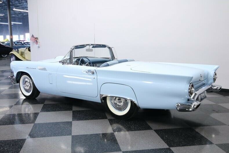 1957 Blue Ford Thunderbird Convertible