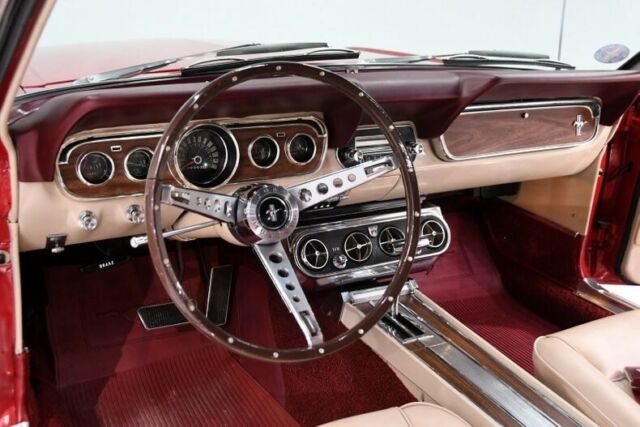 1966 Red Ford Mustang Convertible