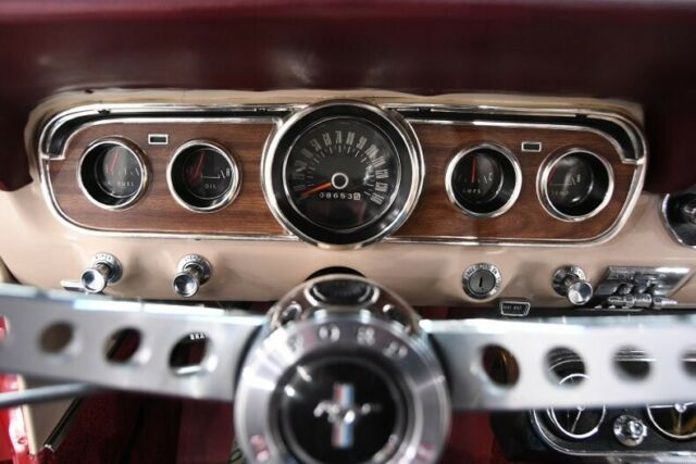 1966 Red Ford Mustang Convertible