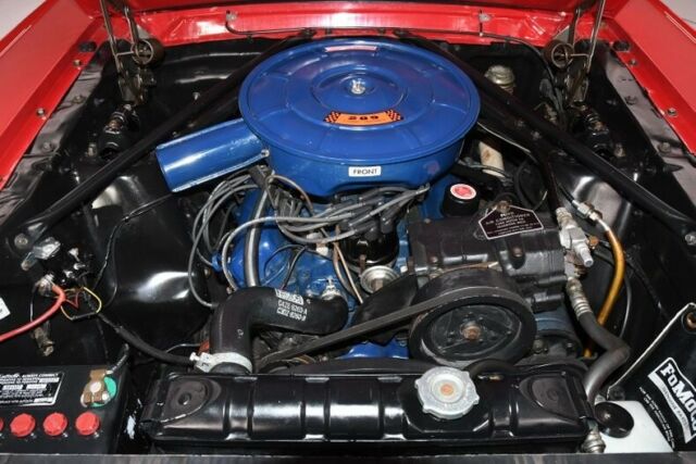 1966 Red Ford Mustang Convertible