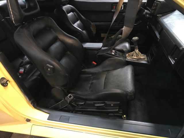 1989 Yellow Chrysler Conquest Hatchback