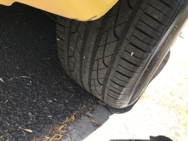 1989 Yellow Chrysler Conquest Hatchback