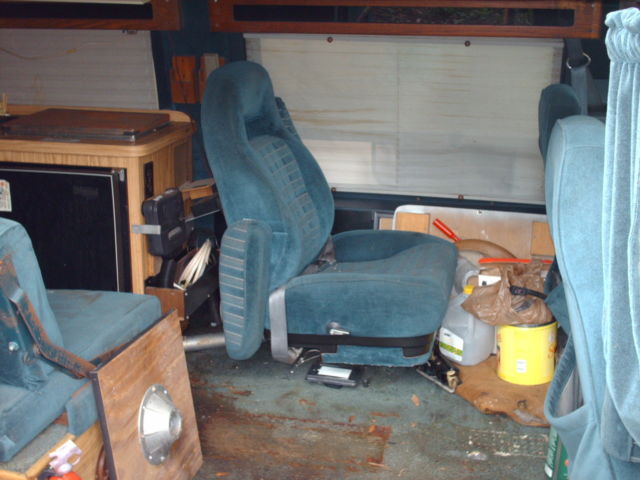 1990 Blue Ford E-Series Van Van Camper