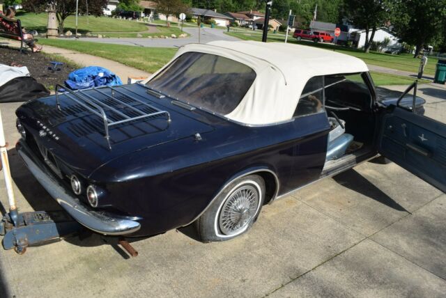 1964 Dark Blue Chevrolet Corvair Convertible
