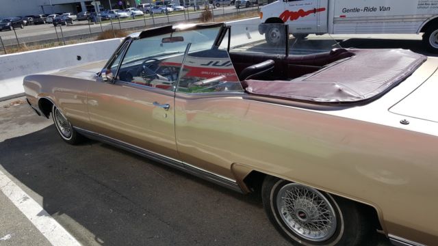 1967 Gold Oldsmobile Ninety-Eight Convertible