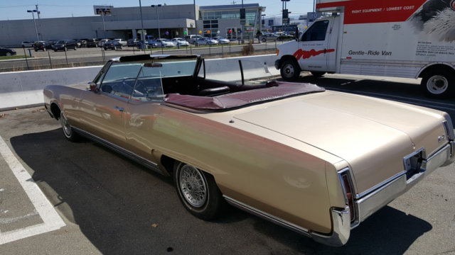1967 Gold Oldsmobile Ninety-Eight Convertible