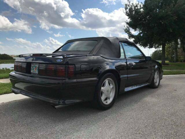 1991 Black Ford Mustang Convertible