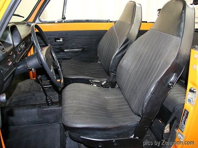 1973 Orange Volkswagen Beetle-New Convertible
