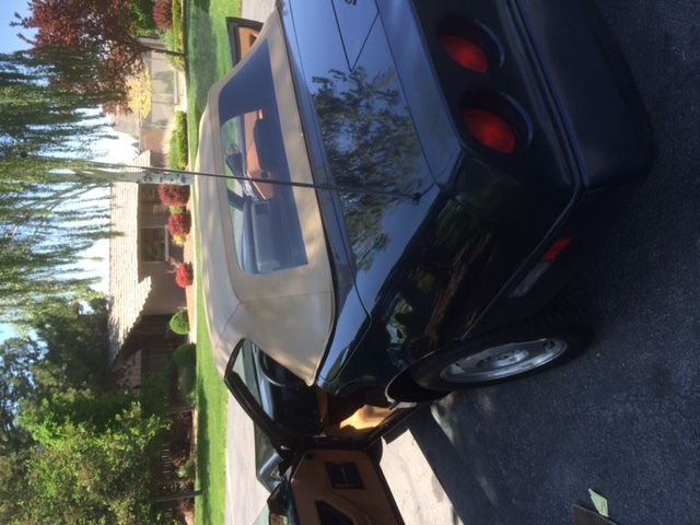 1988 Blue Chevrolet Corvette Convertible