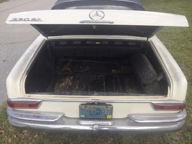 1963 White Mercedes-Benz 200-Series Convertible