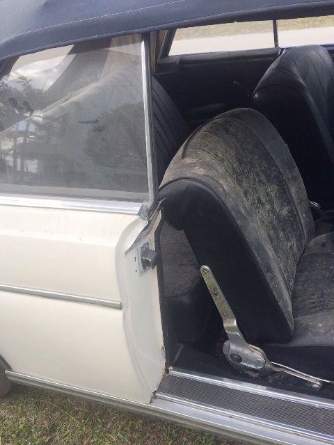 1963 White Mercedes-Benz 200-Series Convertible