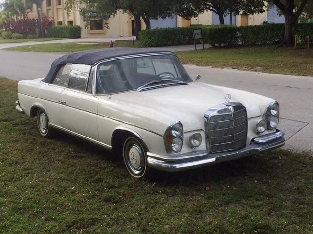 1963 White Mercedes-Benz 200-Series Convertible