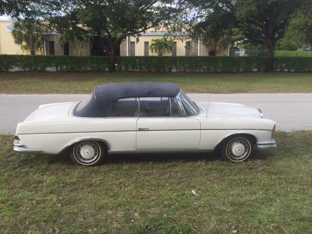 1963 White Mercedes-Benz 200-Series Convertible