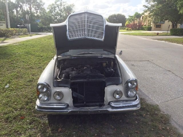 1963 White Mercedes-Benz 200-Series Convertible