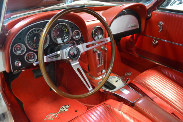 1964 White Chevrolet Corvette Convertible